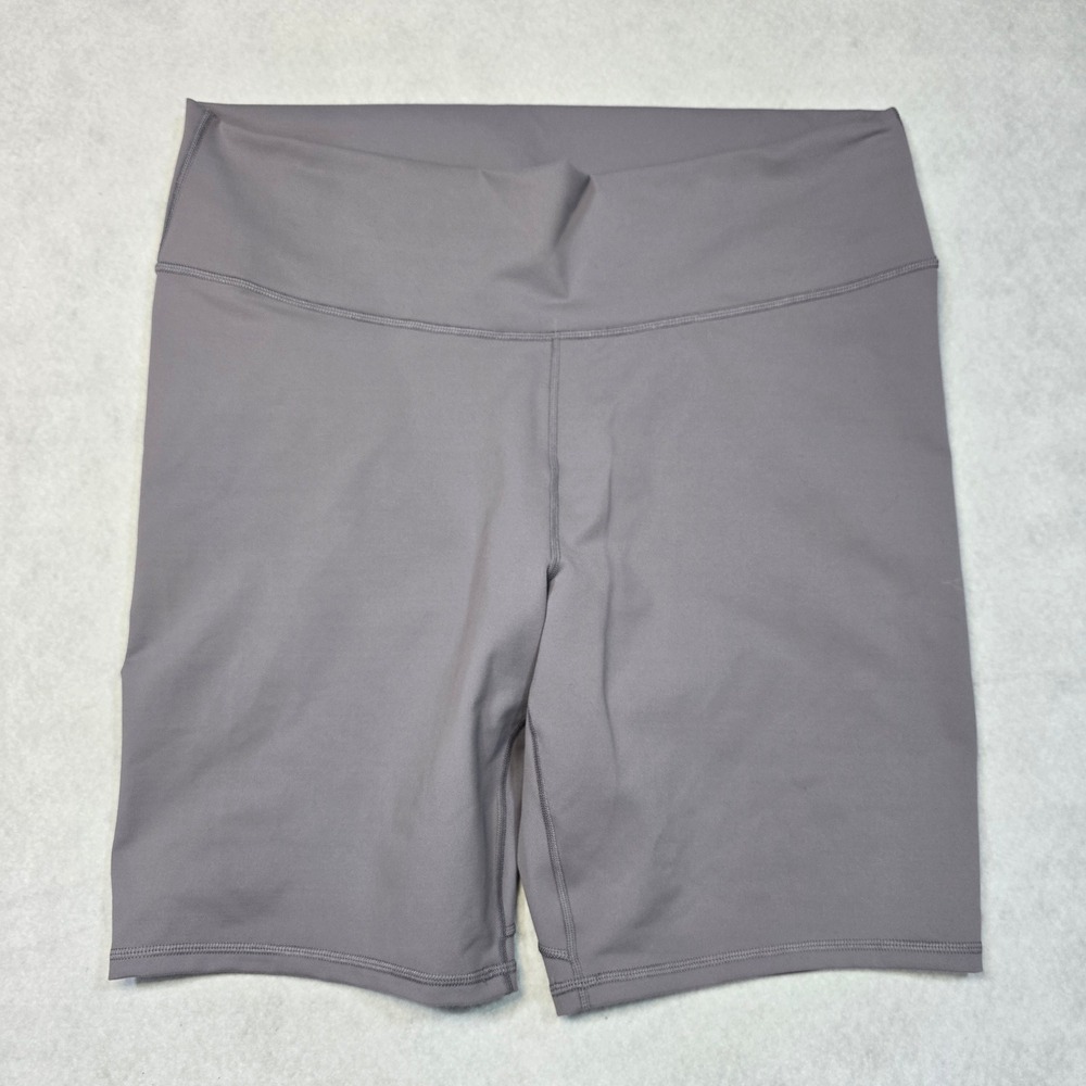 Fabletics PowerHold Define High-Waisted 9" Short Quarry Grey Womens 3X NWT